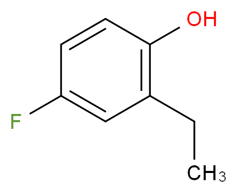 2-Ethyl-4-fluorophenol 97%_Molecular_structure_CAS_398-71-0)