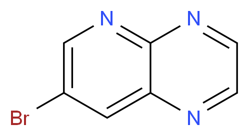 7-Bromopyrido[2,3-b]pyrazine_Molecular_structure_CAS_)