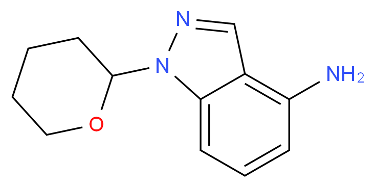 4-Amino-1-(tetrahydro-2H-pyran-2-yl)-1H-indazole_Molecular_structure_CAS_)