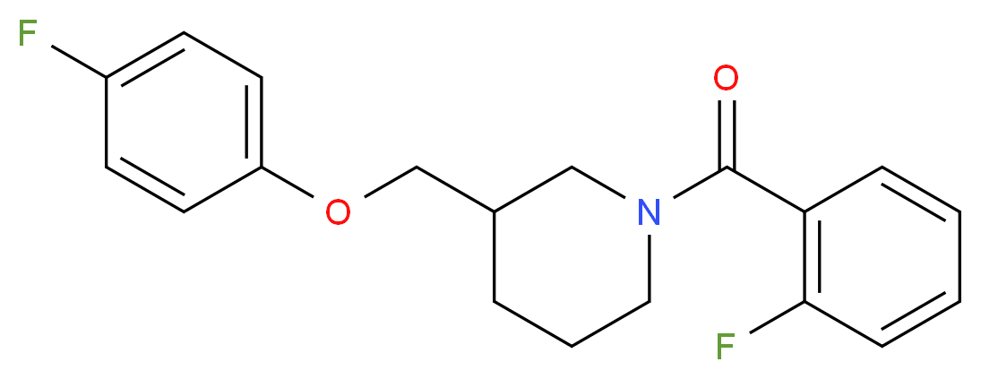 1-(2-fluorobenzoyl)-3-[(4-fluorophenoxy)methyl]piperidine_Molecular_structure_CAS_)