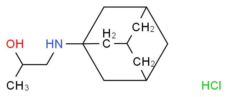 1-(1-Adamantylamino)propan-2-ol hydrochloride_Molecular_structure_CAS_)