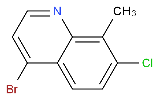4-Bromo-7-chloro-8-methylquinoline_Molecular_structure_CAS_1070879-42-3)