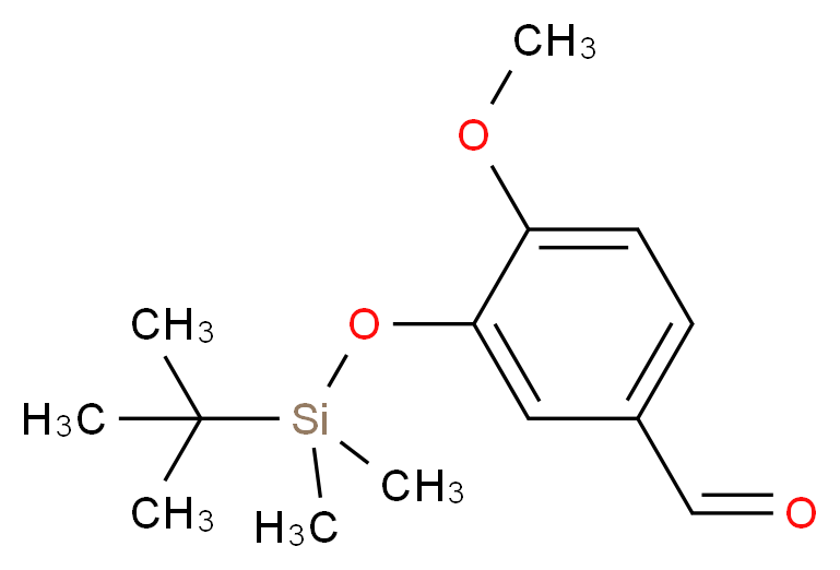 3-tert-Butyldimethylsiloxy-4-methoxybenzaldehyde_Molecular_structure_CAS_97315-18-9)