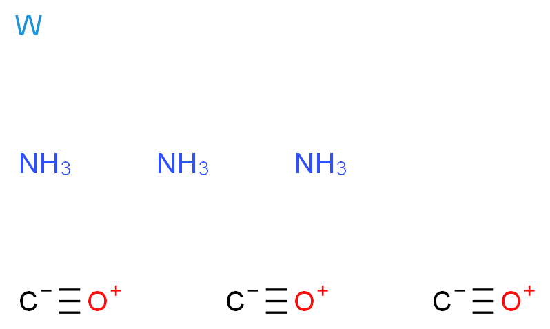 Triamminetungsten(IV) tricarbonyl_Molecular_structure_CAS_58204-42-5)