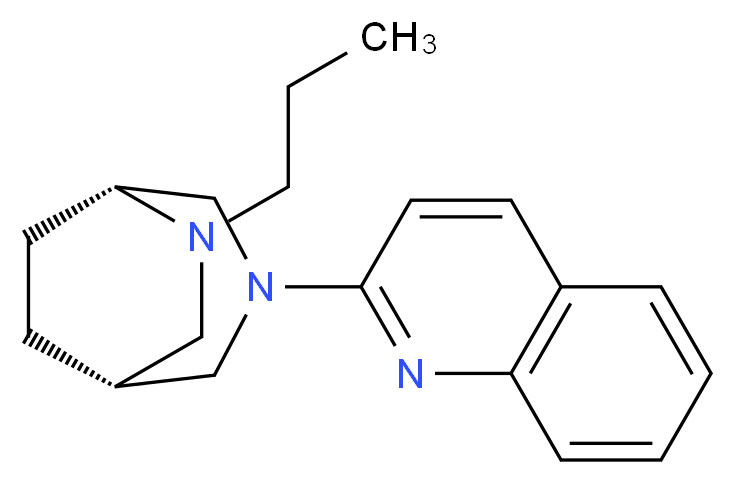2-[(1R*,5R*)-6-propyl-3,6-diazabicyclo[3.2.2]non-3-yl]quinoline_Molecular_structure_CAS_)