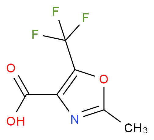 2-Methyl-5-(trifluoromethyl)-1,3-oxazole-4-carboxylic acid_Molecular_structure_CAS_18955-88-9)
