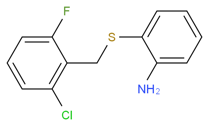 2-[(2-chloro-6-fluorobenzyl)thio]aniline_Molecular_structure_CAS_646989-63-1)