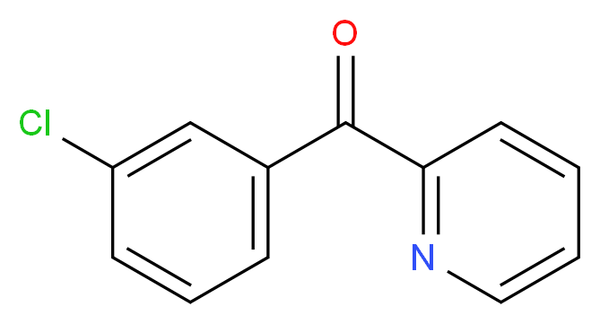 2-[(3-chlorophenyl)carbonyl]pyridine_Molecular_structure_CAS_)