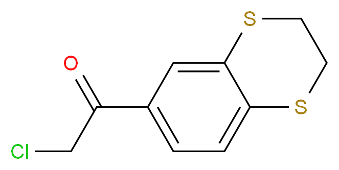 6-Chloroacetyl-benzo-1,4-dithian_Molecular_structure_CAS_153275-57-1)