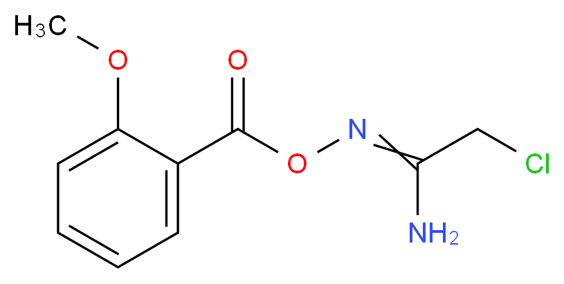 O1-(2-methoxybenzoyl)-2-chloroethanehydroximamide_Molecular_structure_CAS_)