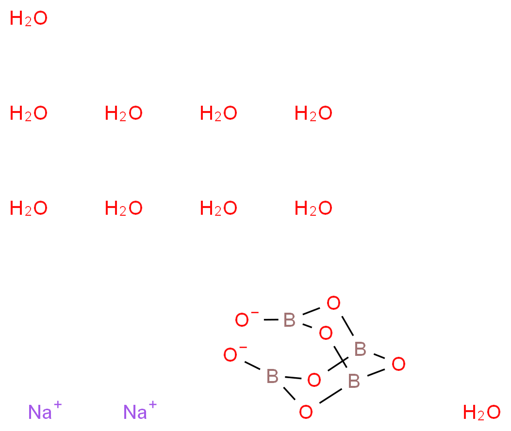 1303-96-4 molecular structure