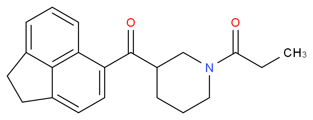 1,2-dihydro-5-acenaphthylenyl(1-propionyl-3-piperidinyl)methanone_Molecular_structure_CAS_)
