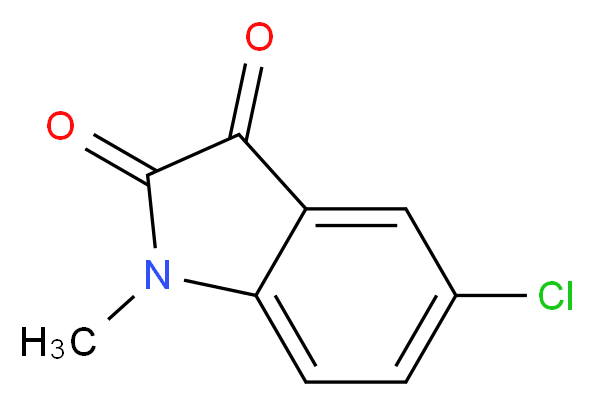 5-Chloro-1-methyl-1H-indole-2,3-dione_Molecular_structure_CAS_60434-13-1)