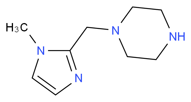 1-[(1-methyl-1H-imidazol-2-yl)methyl]piperazine_Molecular_structure_CAS_)