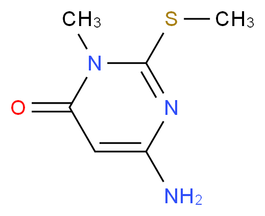 6-Amino-2-methylthio-3-methyluracil_Molecular_structure_CAS_54030-56-7)