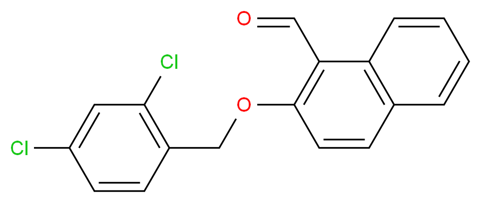 2-[(2,4-Dichlorobenzyl)oxy]-1-naphthaldehyde_Molecular_structure_CAS_)