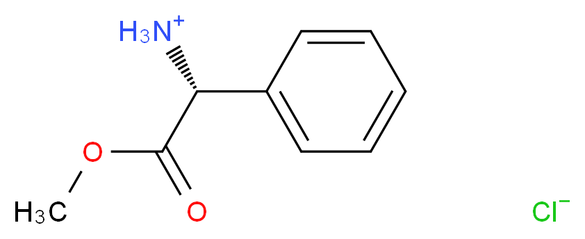 D-(-)-2-Phenylglycine methyl ester hydrochloride_Molecular_structure_CAS_19883-41-1)