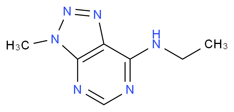 N-ethyl-3-methyl-3H-[1,2,3]triazolo[4,5-d]pyrimidin-7-amine_Molecular_structure_CAS_)