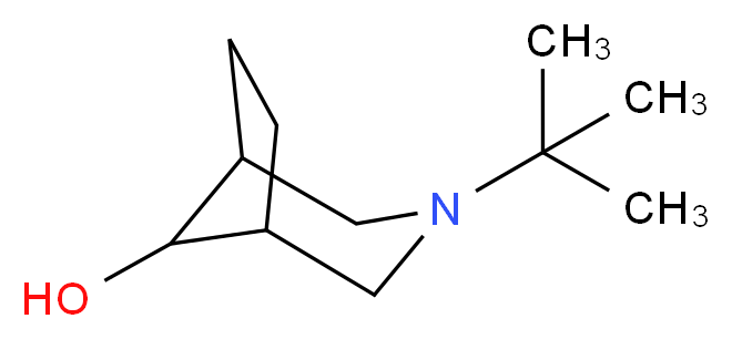 3-tert-butyl-3-azabicyclo[3.2.1]octan-8-ol_Molecular_structure_CAS_)