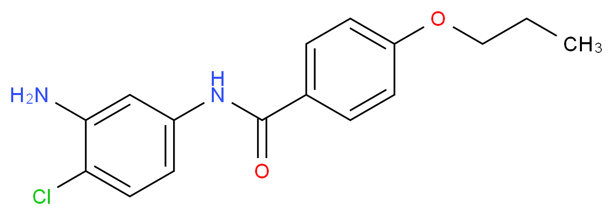 N-(3-Amino-4-chlorophenyl)-4-propoxybenzamide_Molecular_structure_CAS_)