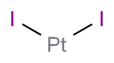 Platinum(II) iodide_Molecular_structure_CAS_7790-39-8)