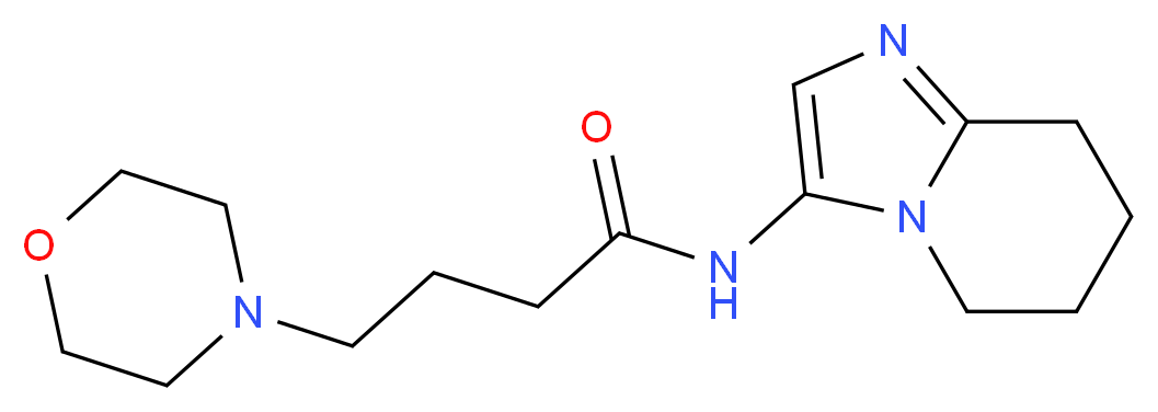 4-morpholin-4-yl-N-(5,6,7,8-tetrahydroimidazo[1,2-a]pyridin-3-yl)butanamide_Molecular_structure_CAS_)