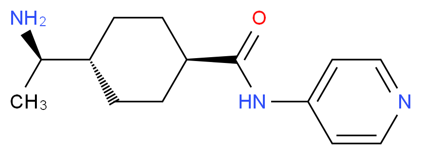 (R)-TRANS-4-(1-AMINOETHYL)-N-(4-PYRIDYL) CYCLOHEXANECARBOXAMIDE_Molecular_structure_CAS_)