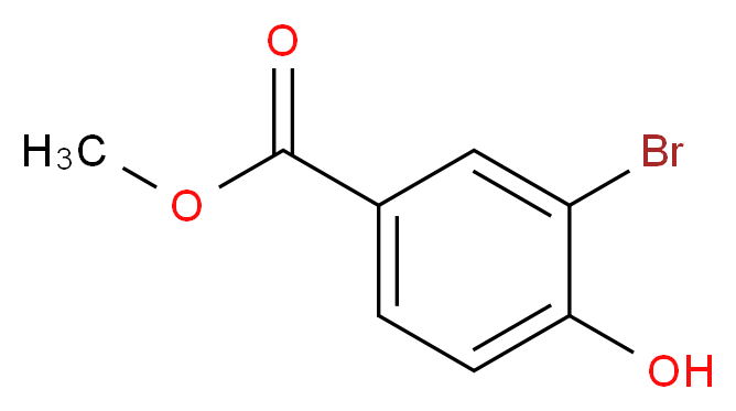 Methyl 3-bromo-4-hydroxybenzoate_Molecular_structure_CAS_)