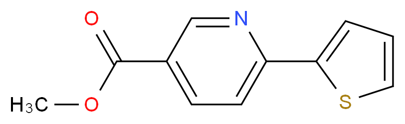 methyl 6-thien-2-ylnicotinate_Molecular_structure_CAS_179408-53-8)