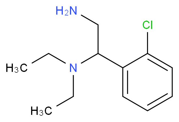 1-(2-Chloro-phenyl)-N*1*,N*1*-diethyl-ethane-1,2-diamine_Molecular_structure_CAS_851169-07-8)
