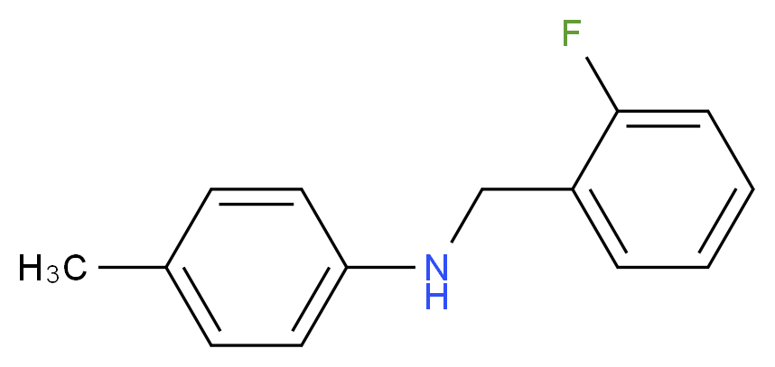 N-(2-Fluorobenzyl)-4-methylaniline_Molecular_structure_CAS_723753-88-6)