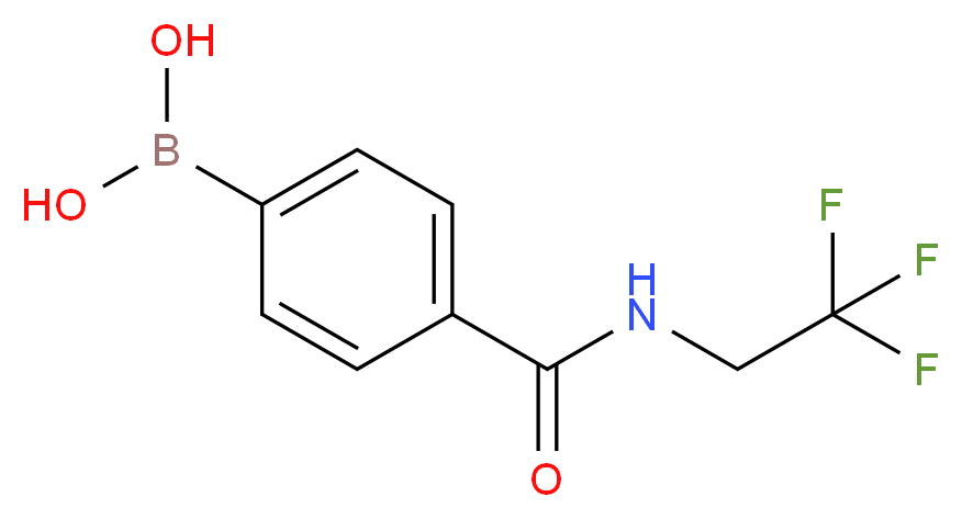 4-(2,2,2-Trifluoroethylcarbamoyl)benzeneboronic acid_Molecular_structure_CAS_874459-90-2)
