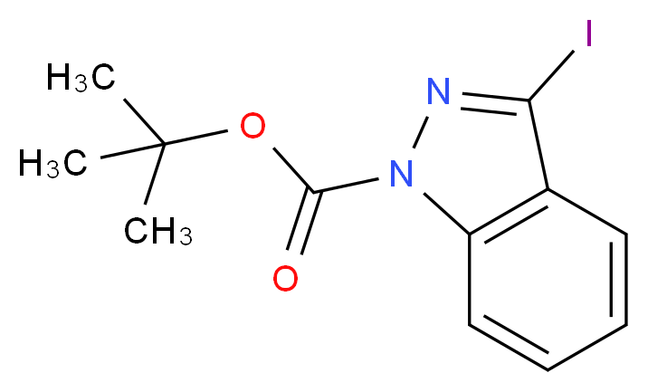 1-Boc-3-Iodo-1H-indazole_Molecular_structure_CAS_290368-00-2)
