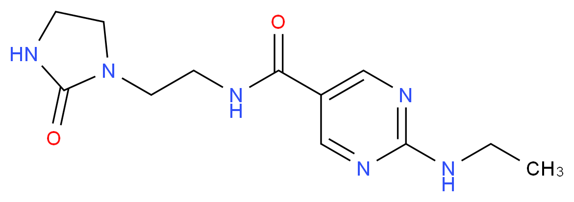 2-(ethylamino)-N-[2-(2-oxo-1-imidazolidinyl)ethyl]-5-pyrimidinecarboxamide_Molecular_structure_CAS_)