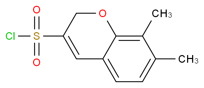 7,8-dimethyl-2H-chromene-3-sulfonyl chloride_Molecular_structure_CAS_)