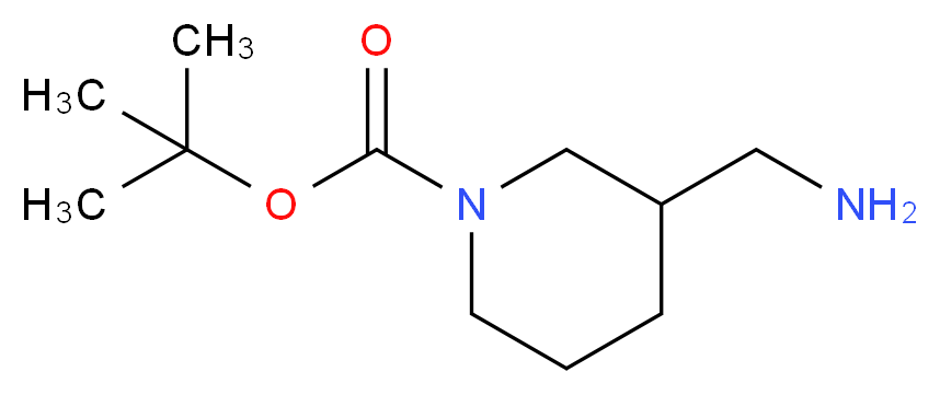 3-(Aminomethyl)piperidine, N1-BOC protected_Molecular_structure_CAS_162167-97-7)