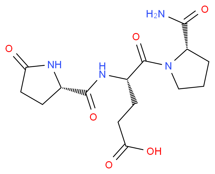 PyroGLU-GLU-PRO AMIDE_Molecular_structure_CAS_85541-78-2)