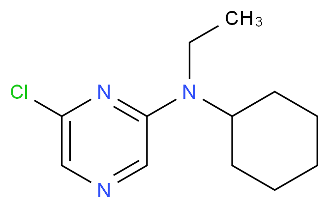 6-Chloro-N-cyclohexyl-N-ethyl-2-pyrazinamine_Molecular_structure_CAS_)