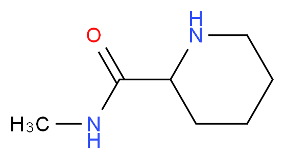 N-methyl-2-piperidinecarboxamide_Molecular_structure_CAS_53941-92-7)
