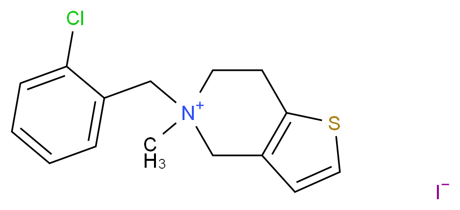 N-Methyl Ticlopidine Iodide_Molecular_structure_CAS_60612-09-1)