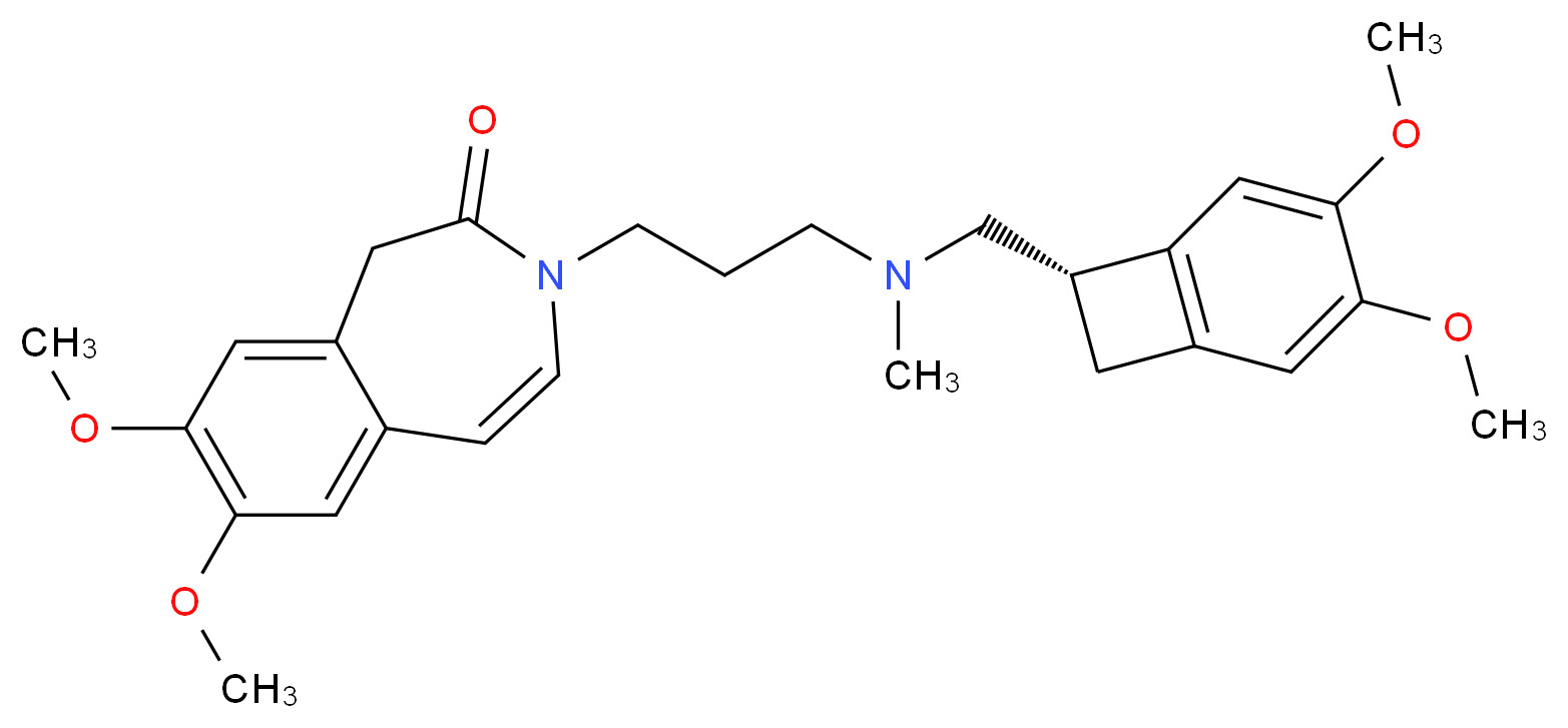 Dehydro Ivabradine_Molecular_structure_CAS_1086026-31-4)