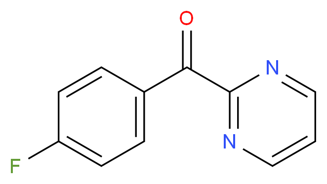 2-[(4-fluorophenyl)carbonyl]pyrimidine_Molecular_structure_CAS_)