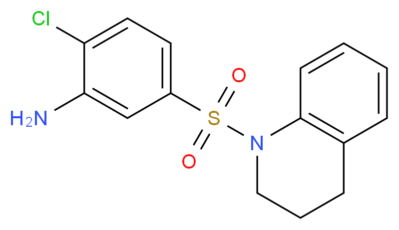 2-Chloro-5-[3,4-dihydro-1(2H)-quinolinylsulfonyl]-aniline_Molecular_structure_CAS_847171-51-1)