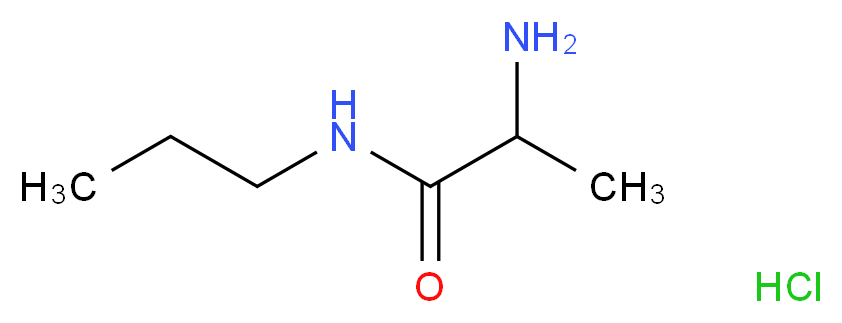 2-Amino-N-propylpropanamide hydrochloride_Molecular_structure_CAS_)