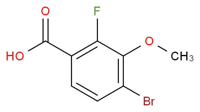 4-Bromo-2-fluoro-3-methoxybenzoic acid_Molecular_structure_CAS_)