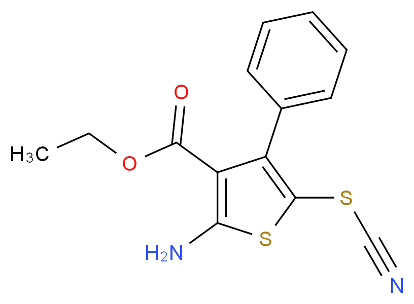 2-Amino-4-phenyl-5-thiocyanato-thiophene-3-carboxylic acid ethyl ester_Molecular_structure_CAS_)