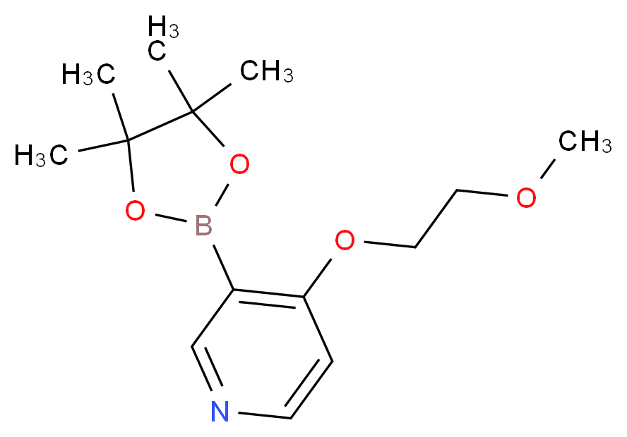 4-(2-Methoxyethoxy)-3-(4,4,5,5-tetraMethyl-1,3,2-dioxaborolan-2-yl)pyridine_Molecular_structure_CAS_1350636-48-4)