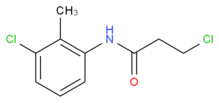 3-Chloro-N-(3-chloro-2-methylphenyl)propanamide_Molecular_structure_CAS_39494-09-2)