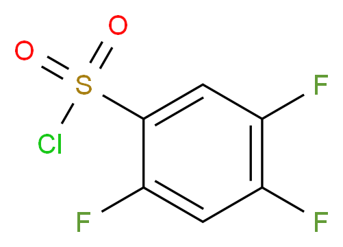 2,4,5-Trifluorobenzenesulfonyl chloride_Molecular_structure_CAS_220227-21-4)