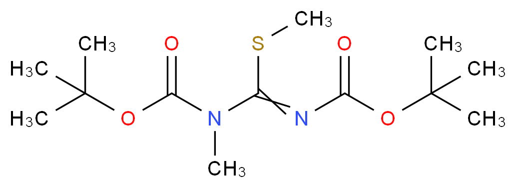 N,N'-Di-Boc-N,S-dimethylisothiourea_Molecular_structure_CAS_)
